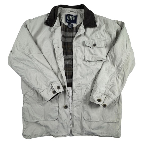GNW Great Northwest Other - Great Northwest GNW Men's Medium 100% Cotton Barn Jacket Plaid Lined Workwear